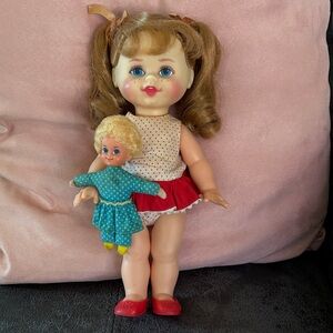 Mattel Vintage Buffy Doll with her doll Mrs. Beasley